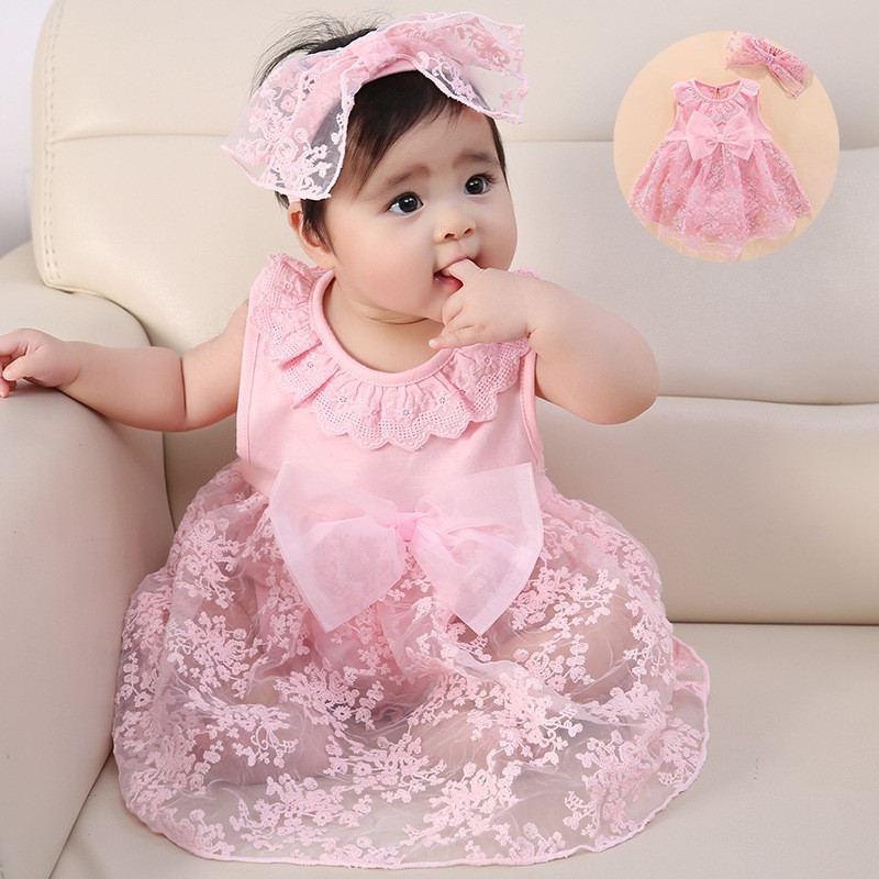 Flare pink frock